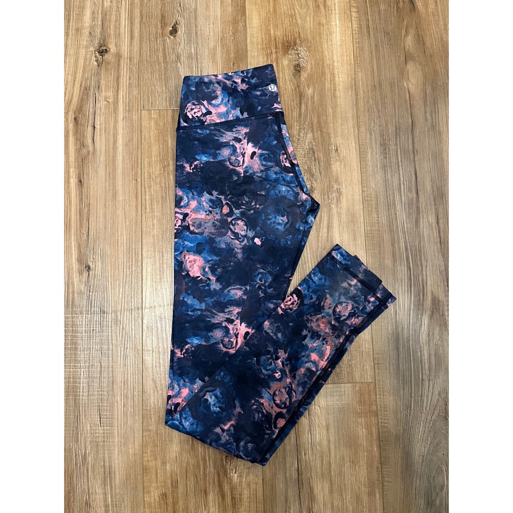 Lululemon Wunder Under High-Rise Tight Moody Mirage Multi Floral Blue Pink 4